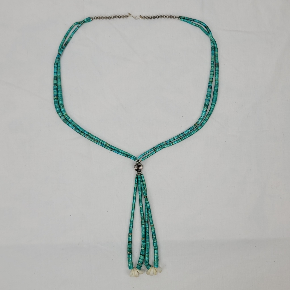 Vintage Tourquose Necklace Indian Jewelry
